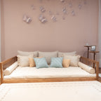 Kit Completo Almofadas Decorativas Neutro Cama Casal