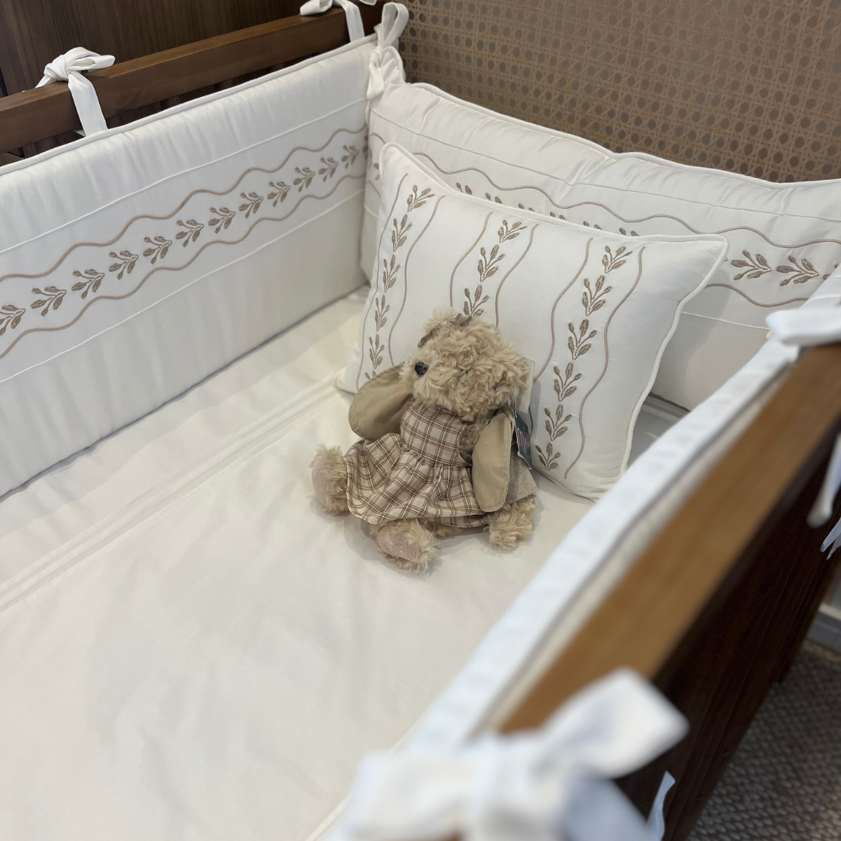 Kit Completo Protetor de Berço Sisal 7pçs - Arte e Ternura