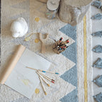 Tapete Azteca Azul Vintage G 140x200cm - Lorena Canals