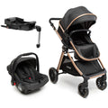 Carrinho Travel System Romanzo Trio Isofix Preto Bronze Infanti
