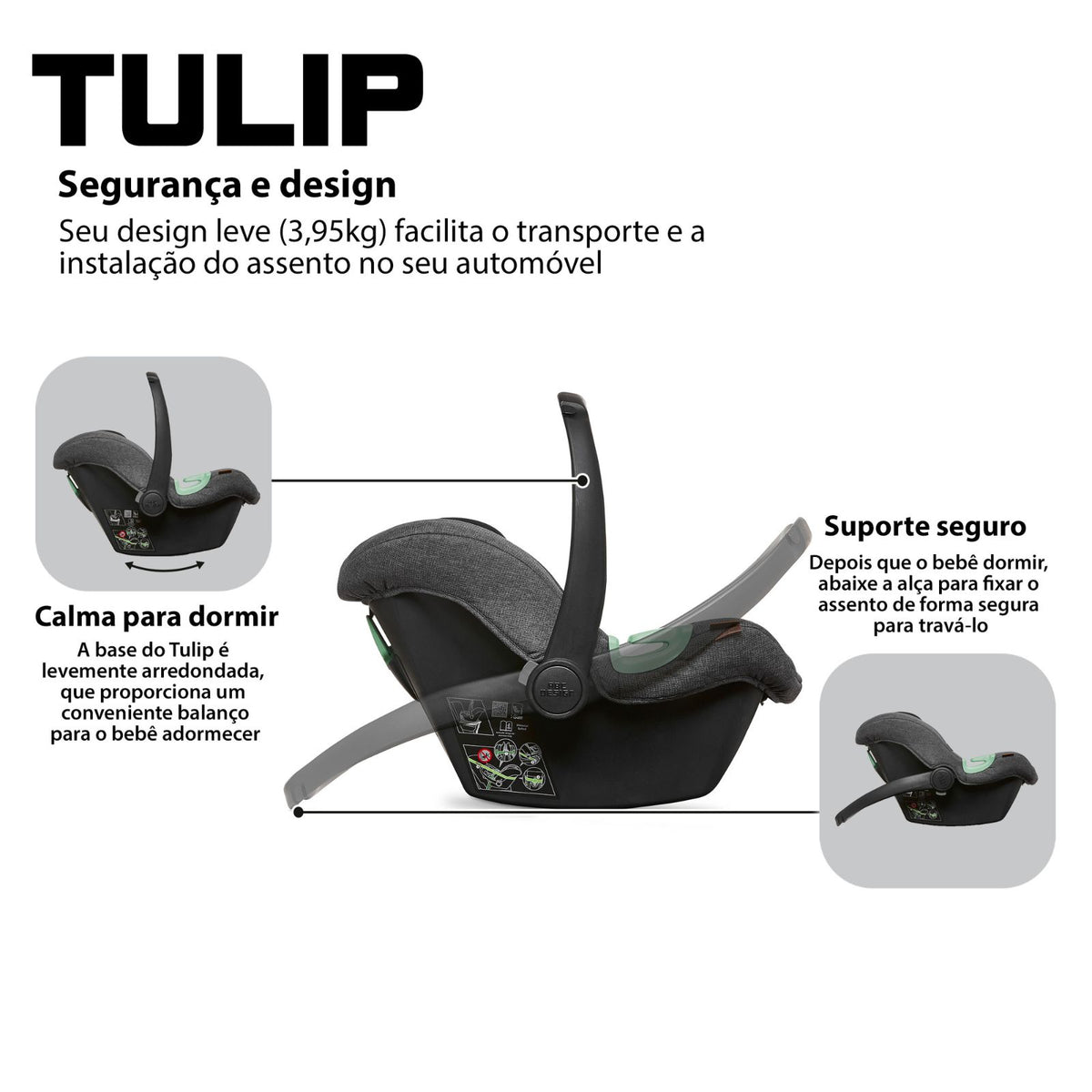 Bebê Conforto Tulip Diamante Alphast - Abc Design