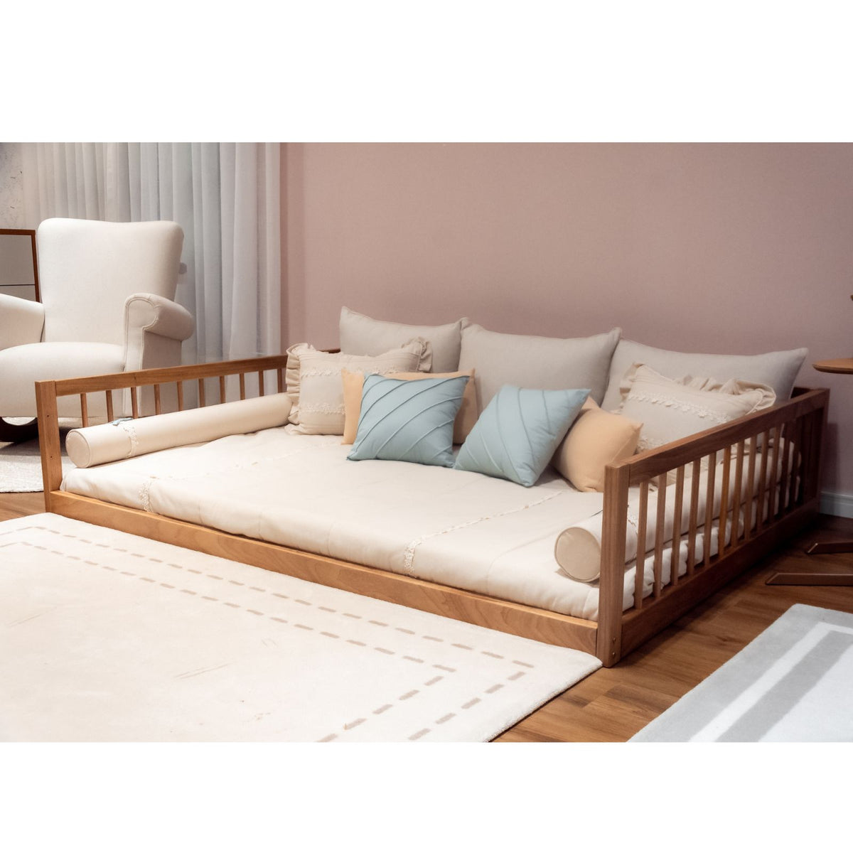 Kit de Pés para Cama Nantes Madeira