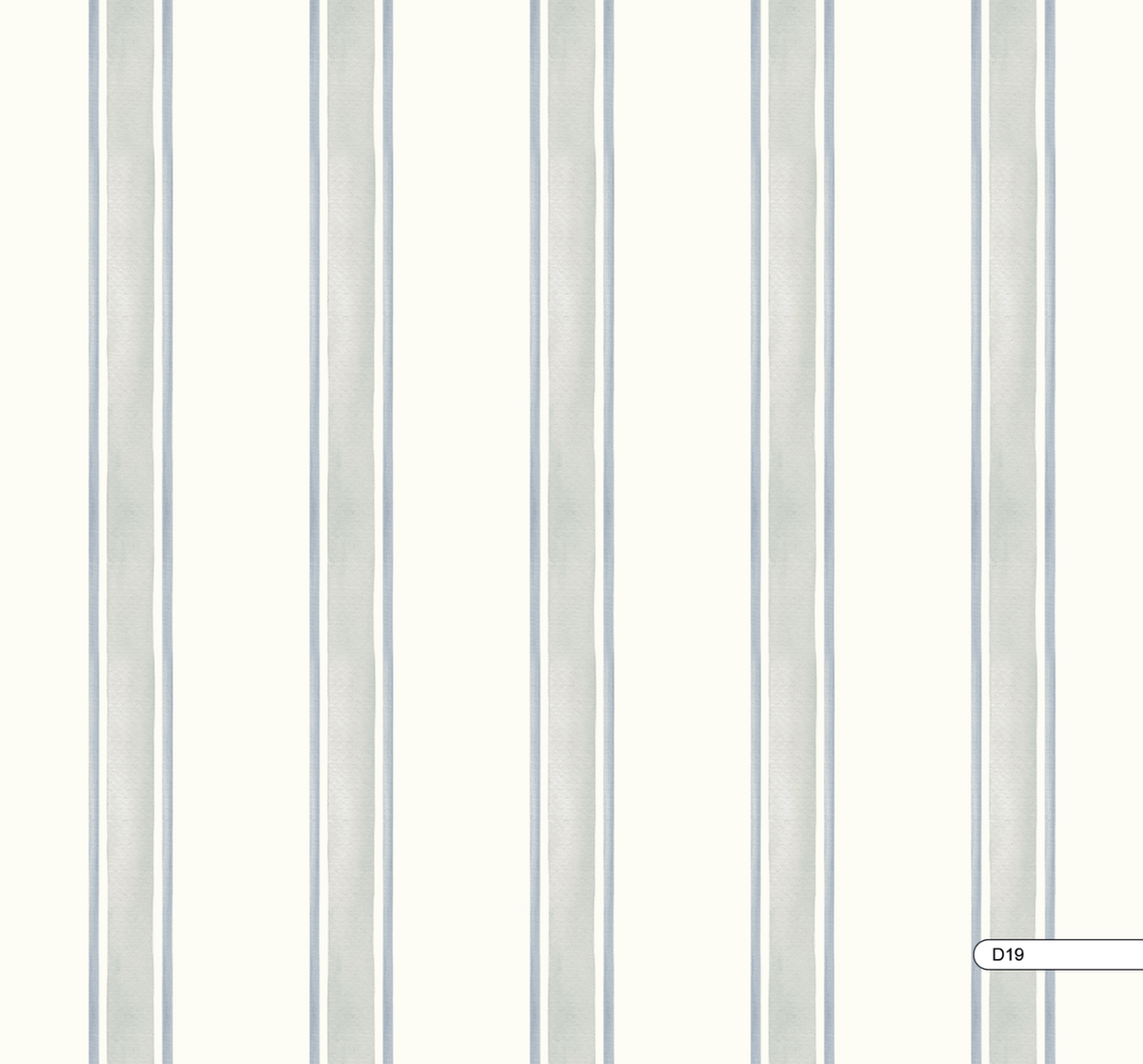 Papel de Parede - Listrado Clássico Azul e Cinza 19