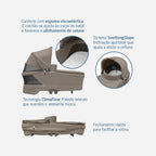 Moisés Sense Twillic Truffle - Maxi-Cosi