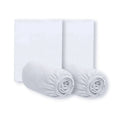 Kit 2 Lençóis e 2 Fronhas Berço Fases Kartoon 1ª Fase Branco - Era Uma Vez