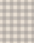 Papel de Parede - Xadrez Cinza e Off-White