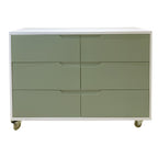 Cômoda Fases Verde Natureza 6 Gavetas