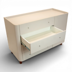 Cômoda Sleep COM704 com 4 Gavetas e 1 Porta - Branco - Sleeper