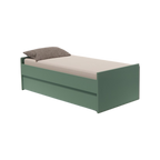 Cama Bicama Solteiro e Casal Versatile 3 em 1 - Verde Natureza - Kartoon