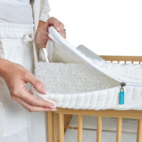 Colchão de Berço 130x70 Lavável e Respirável Antibactericida - Zissou