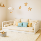 Cama de Casal Montessoriana Nantes Branca