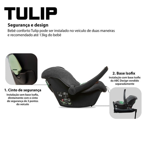 Bebê Conforto Tulip Diamante Alphast - Abc Design