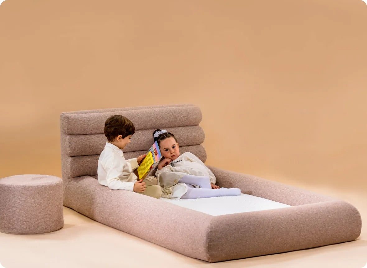 Cama Montessoriana Gomos Junior Cinza Claro - Bell Baby