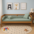 Cama de Solteiro Infantil Split Madeira Maciça