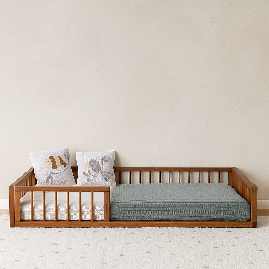 Cama de Solteiro Graz em Madeira Maciça