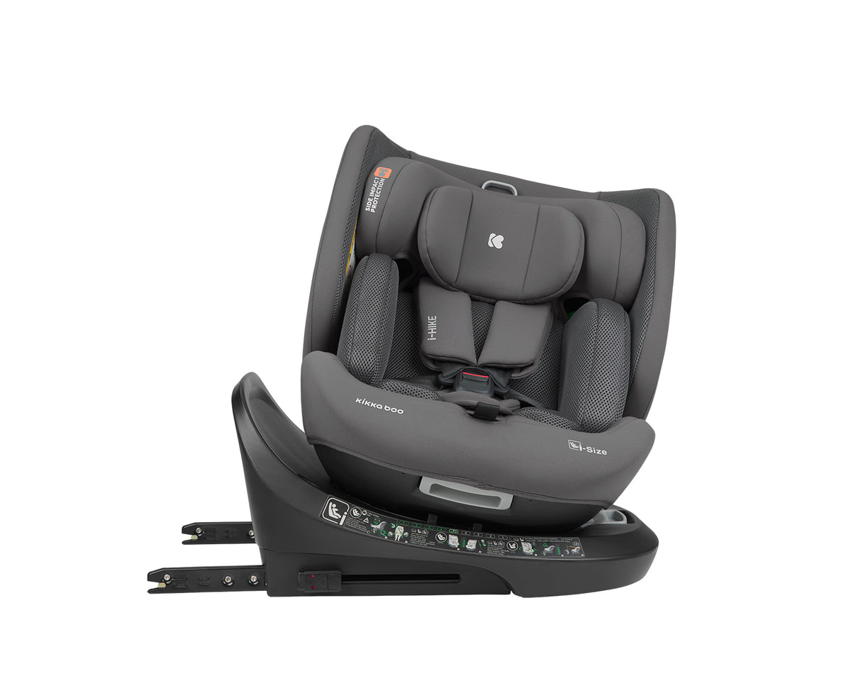 Cadeira de Carro Isofix I-Hike 360 (40 a 150cm) - Dark Grey - Kikka Boo