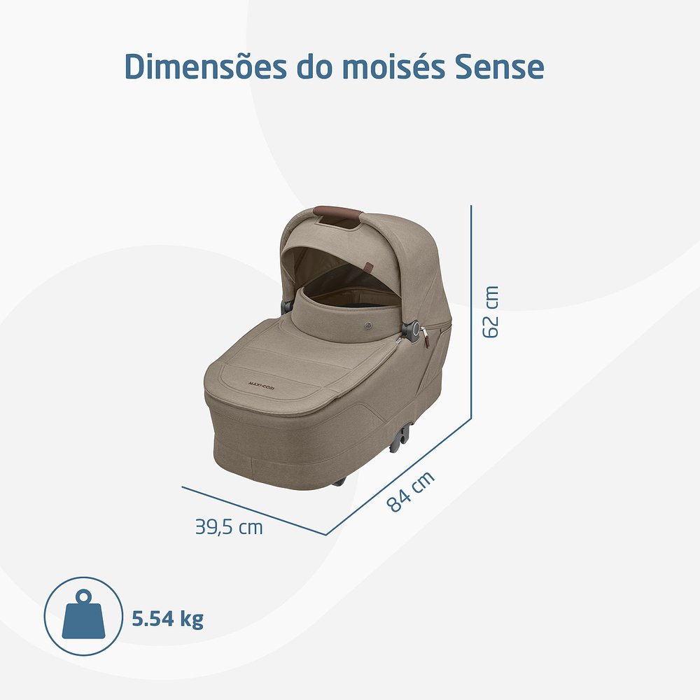 Moisés Sense Twillic Truffle - Maxi-Cosi